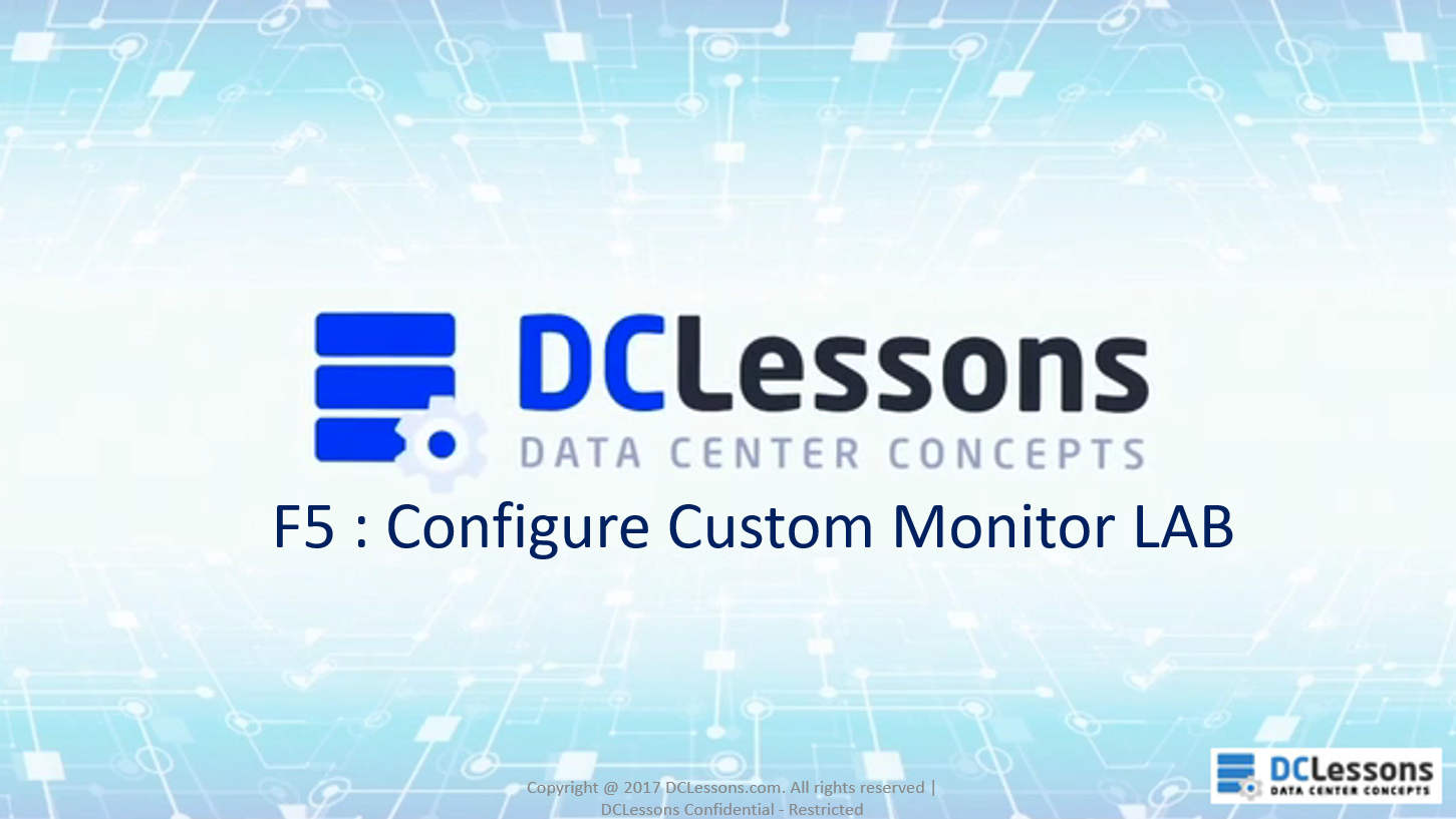Configure Custom Monitor